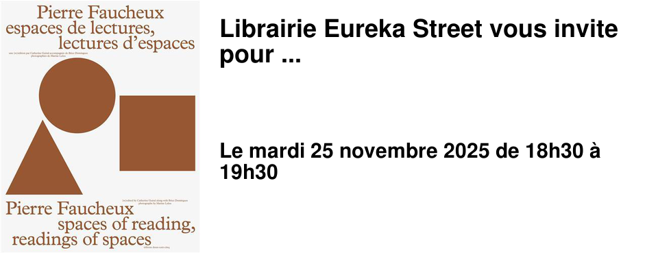Librairie+Eureka+Street+vous+invite+pour+...